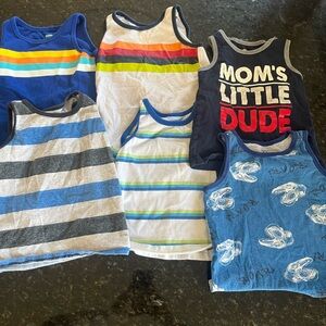Kids' Colorful Tank Tops Set